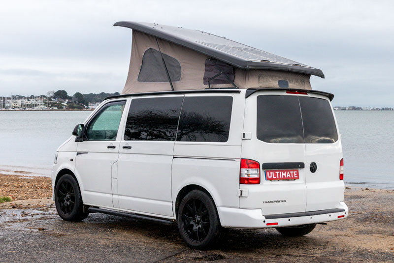 VW Transporter T5.1 Funky Dubz Camper - Rear Left Roof Up