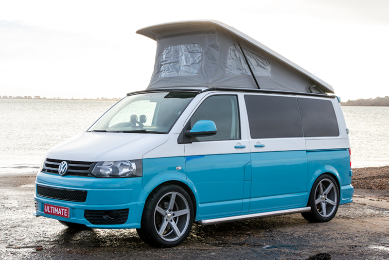 VW Transporter T5.1 140bhp SWB Monte Carlo Sportline - Front Left Roof Up