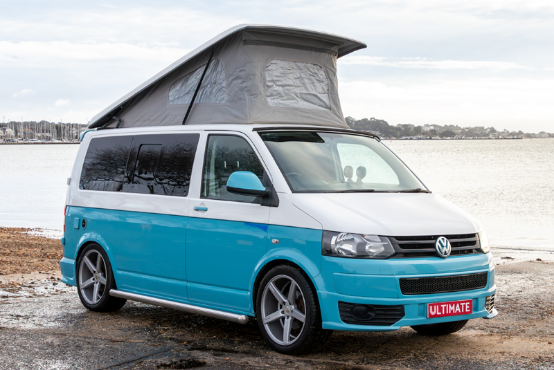 VW Transporter T5.1 140bhp SWB Monte Carlo Sportline - Front Right Roof Up