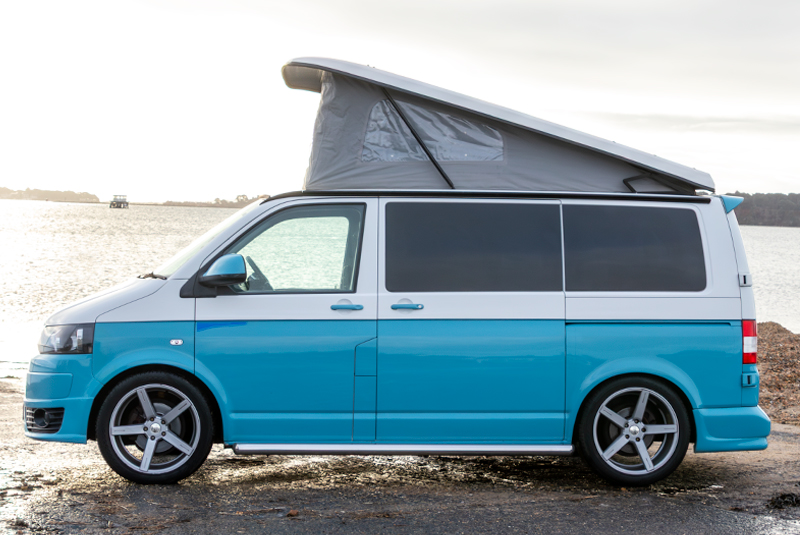 VW Transporter T5.1 140bhp SWB Monte Carlo Sportline - Left Side Roof Up