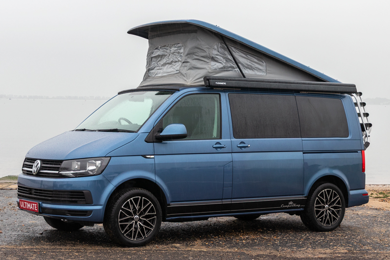 VW Transporter T6 140bhp DSG SWB Camper King - Front Left Roof Up