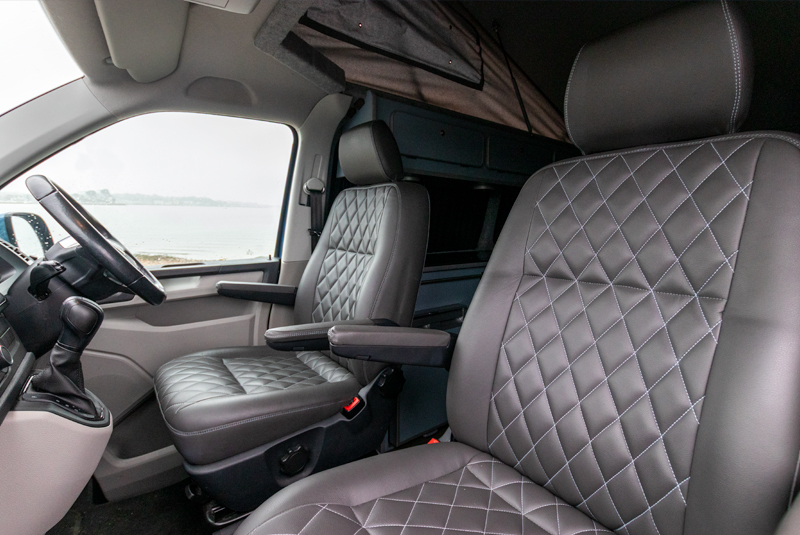 VW Transporter T6 140bhp DSG SWB Camper King - Front Seats