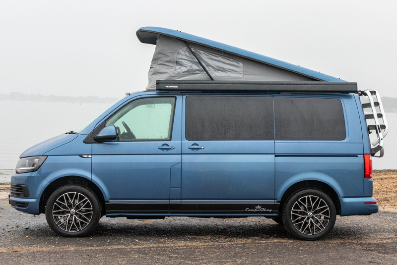 VW Transporter T6 140bhp DSG SWB Camper King - Left Side Roof Up