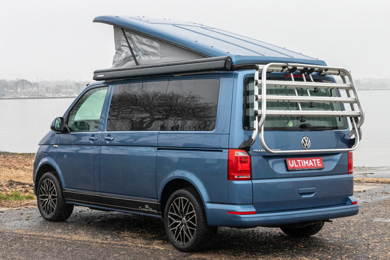 VW Transporter T6 140bhp DSG SWB Camper King - Rear Left Roof Up