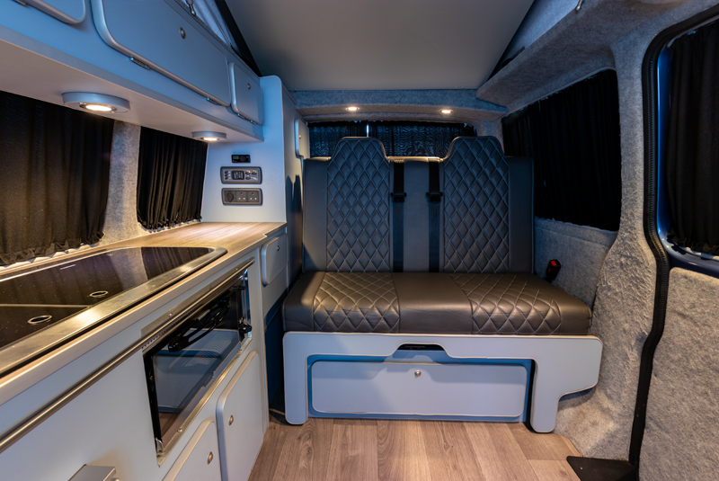 VW Transporter T6 140bhp DSG SWB Camper King - Rear Seats