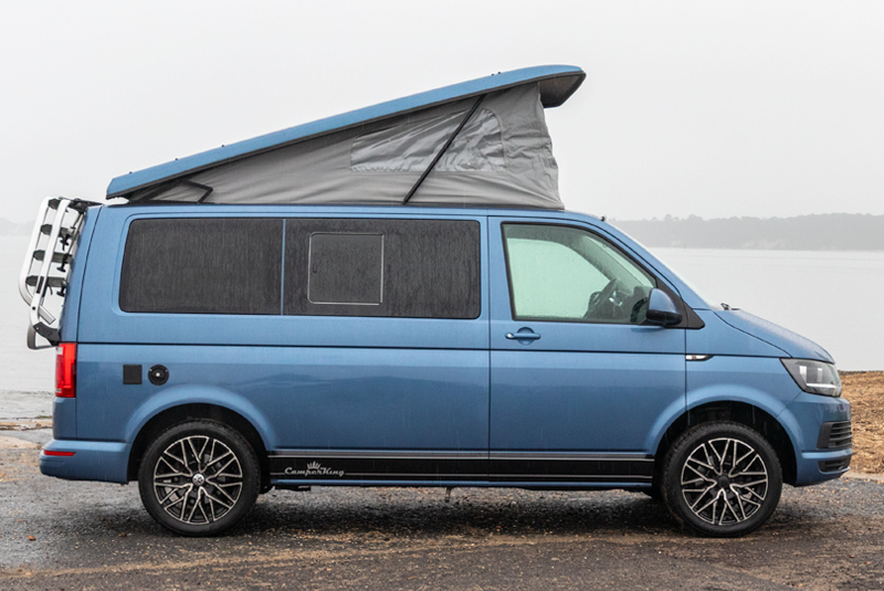 VW Transporter T6 140bhp DSG SWB Camper King - Right Side Roof Up