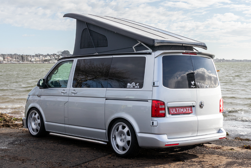 VW Transporter T6 140bhp SWB Sportline - Rear Left Roof Up