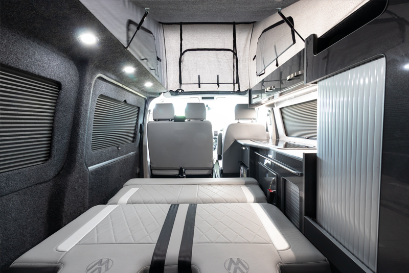 VW Transporter T6 140bhp SWB Sportline - Rear Looking Through