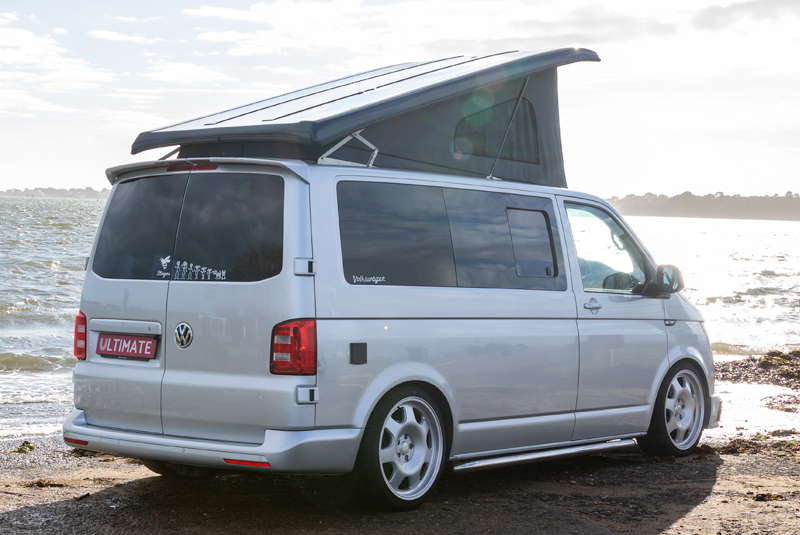 VW Transporter T6 140bhp SWB Sportline - Rear Right Roof Up