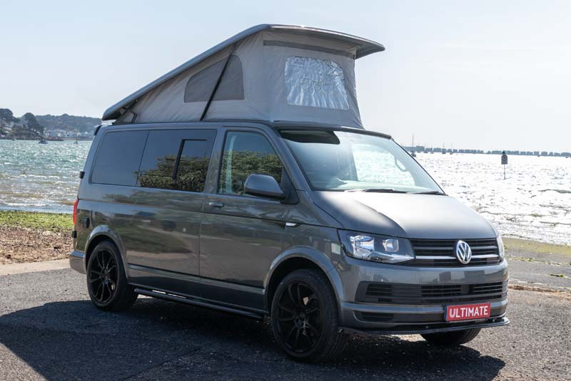 VW Transporter T6 140bhp Sportline Camper - Front Right Roof Up