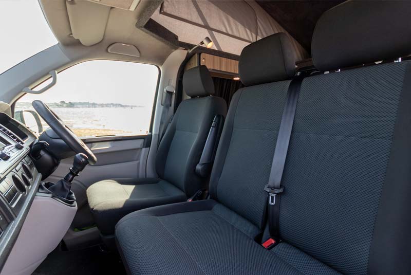 VW Transporter T6 140bhp Sportline Camper - Front Seats