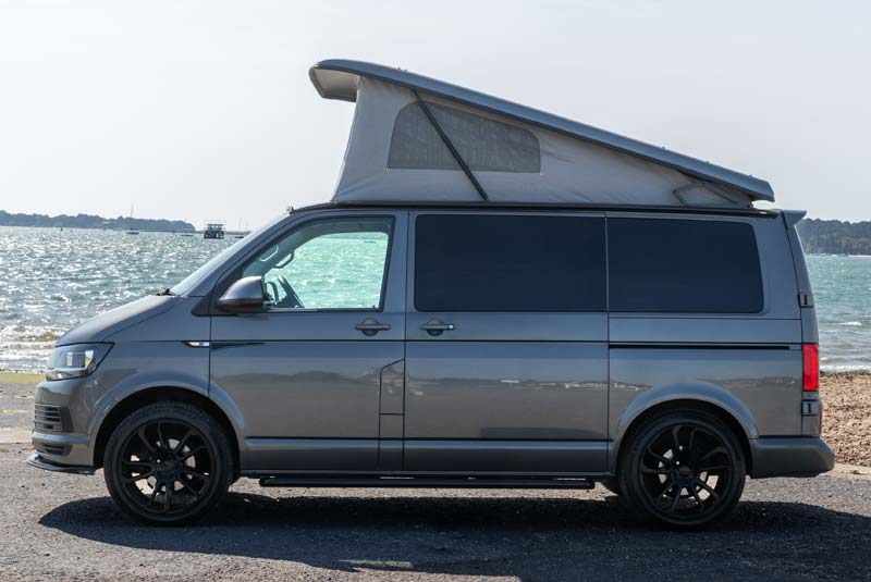 VW Transporter T6 140bhp Sportline Camper - Left Side Roof Up