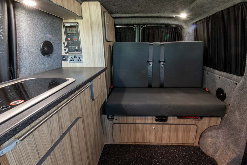 VW Transporter T6 140bhp Sportline Camper - Rear Seats