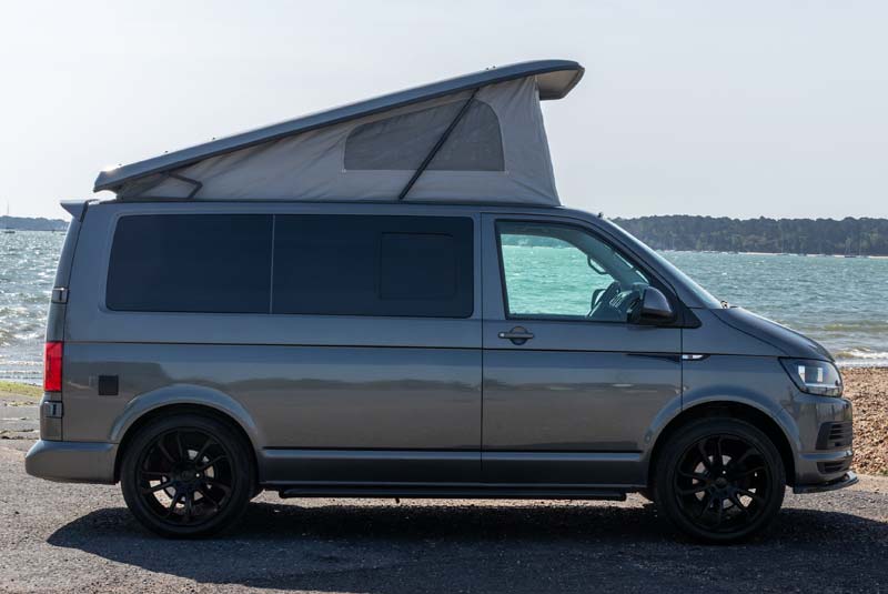 VW Transporter T6 140bhp Sportline Camper - Right Side Roof Up
