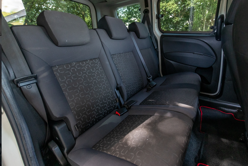 Fiat Doblo 1.6 Multi Jet Redcote camper with Tentbox - Rear Seats Right
