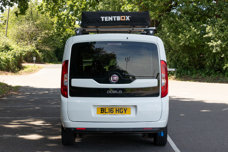 Fiat Doblo 1.6 Multi Jet Redcote camper with Tentbox - Rear