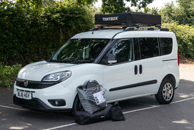 Fiat Doblo 1.6 Multi Jet Redcote camper with Tentbox - Through Doors