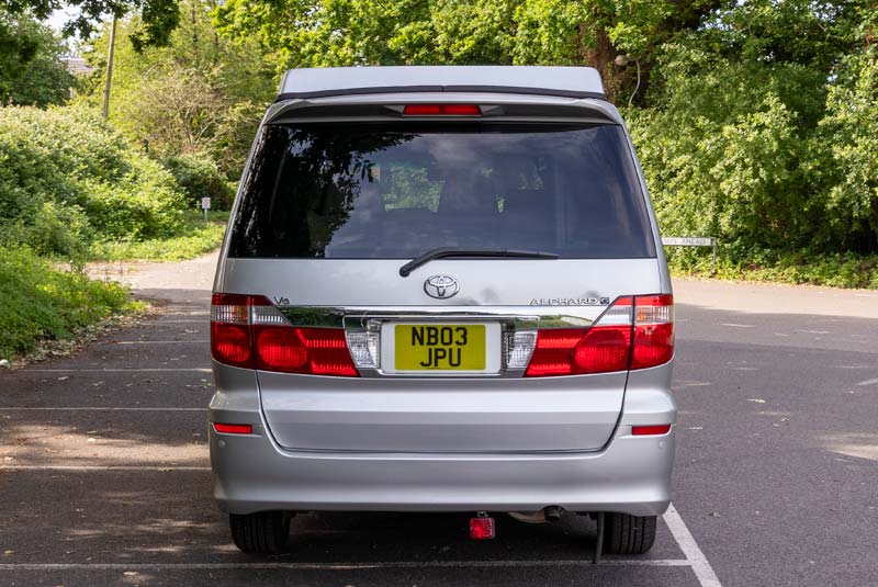 Alphard Camper - Rear