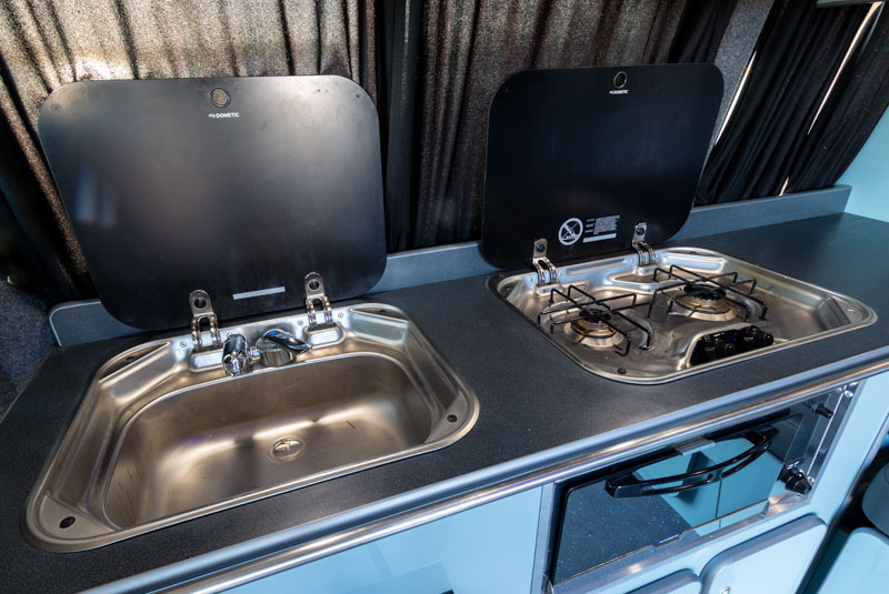 VW Transporter T6 140bhp Sportline Camper - Kitchen