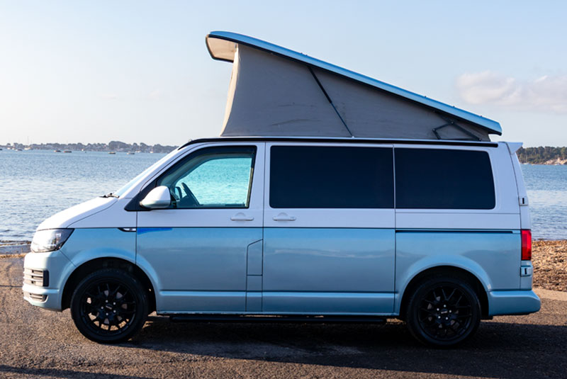 VW Transporter T6 140bhp Sportline Camper - Left Side Roof Up
