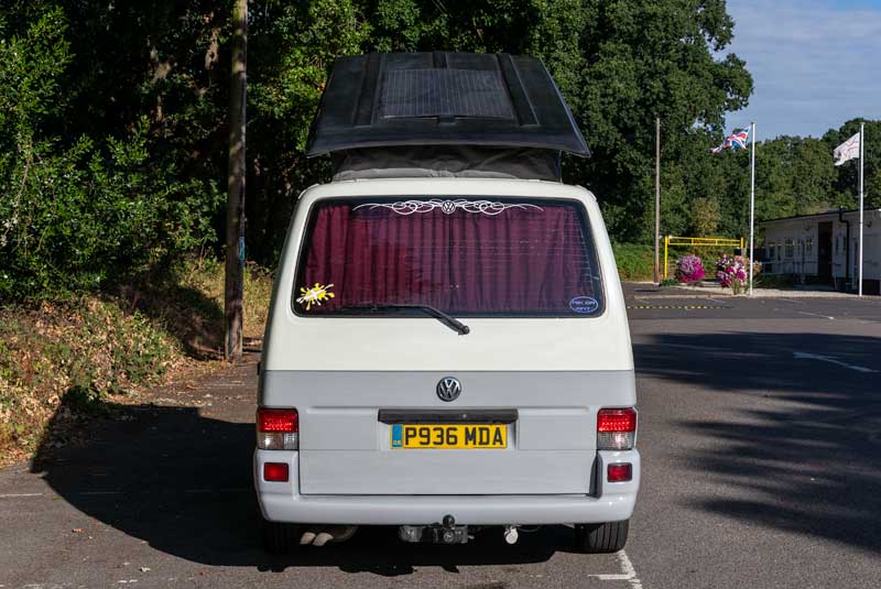 VW Transporter T4 110bhp SWB Camper Van - Rear Roof Up