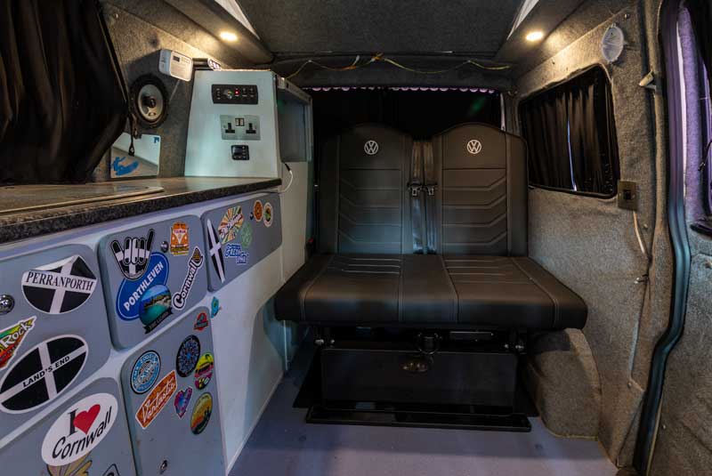 VW Transporter T4 110bhp SWB Camper Van - Rear Seats