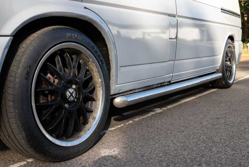 VW Transporter T4 110bhp SWB Camper Van - Wheels and Bars