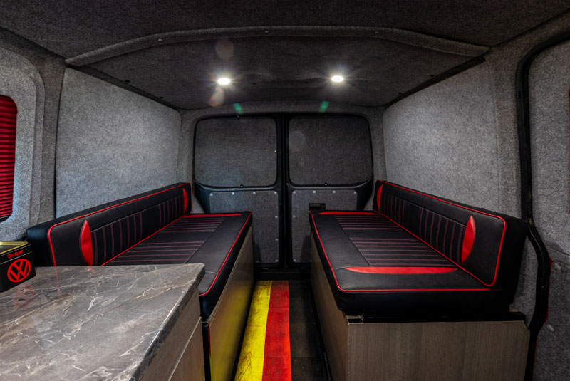 VW Transporter T5 130bhp Day Van SWB Sportline - Rear Seats