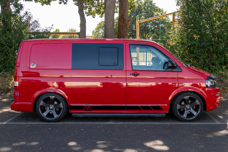 VW Transporter T5 130bhp Day Van SWB Sportline - Right Side