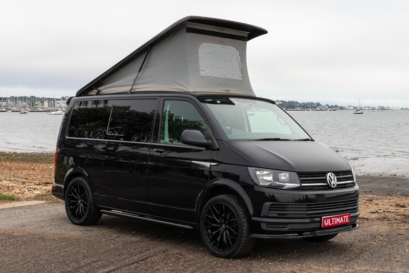 VW Transporter T6 140bhp Camper - Front Right Roof Up