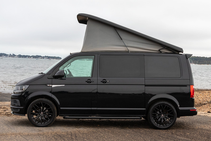 VW Transporter T6 140bhp Camper - Left Side Roof Up