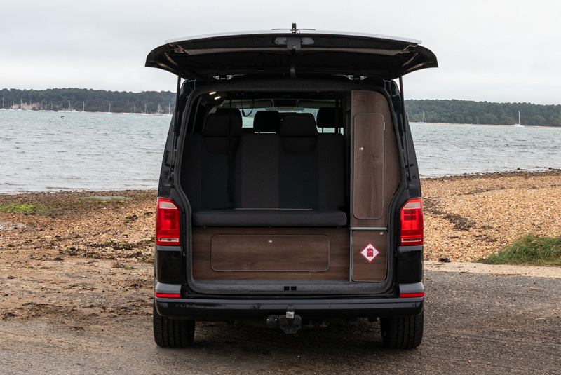 VW Transporter T6 140bhp Camper - Rear Doors Open