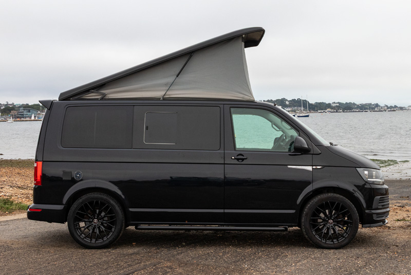 VW Transporter T6 140bhp Camper - Right Side Roof Up
