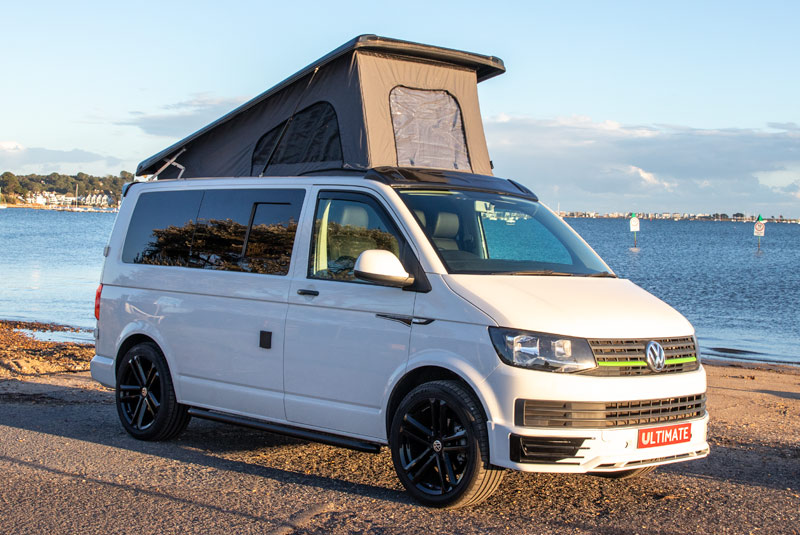 VW Transporter T6 140bhp Camper Sportline - Front Right Roof Up