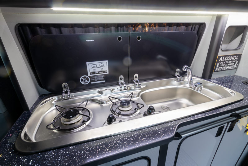 VW Transporter T6 140bhp Camper Sportline - Kitchen