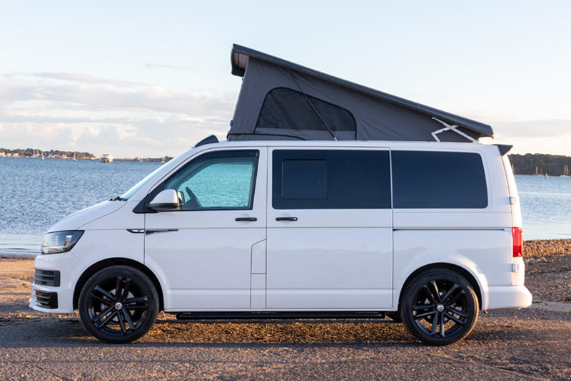 VW Transporter T6 140bhp Camper Sportline - Left Side Roof Up